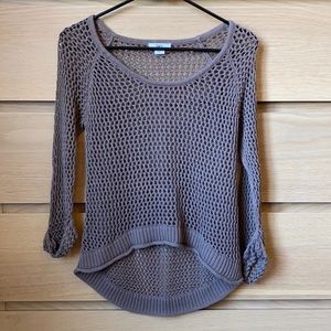Bar III Open Knit Sweater